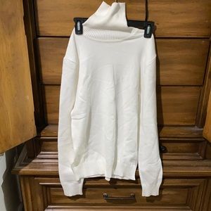 white turtle neck